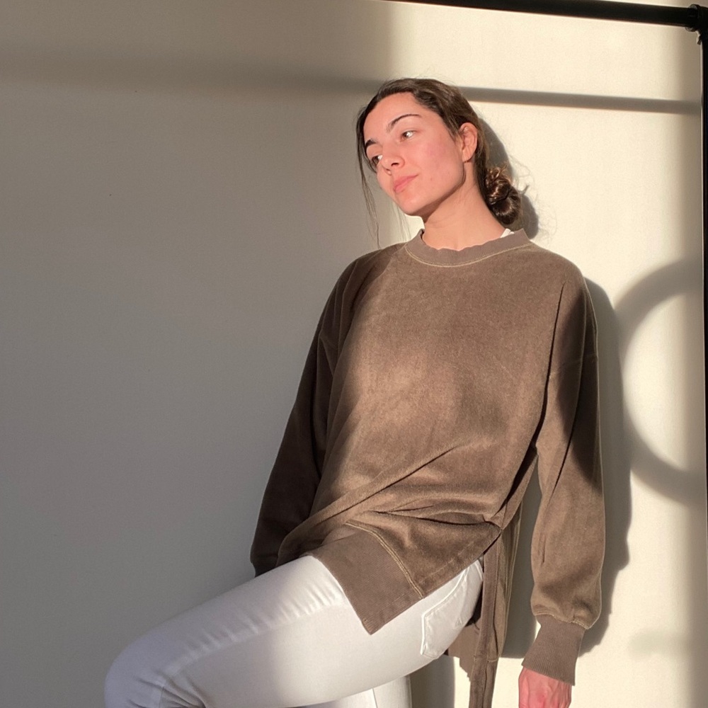 Oversized cozy sweater